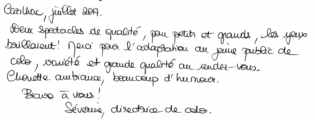 Témoignage Séverine